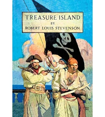 Buyenlarge Treasure Island By Newell Convers Wyeth Vintage Advertisement In Blue;black;beige
