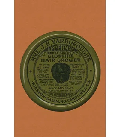 Buyenlarge 'upperman Glossine Hair Grower' Textual Art In Brown;green