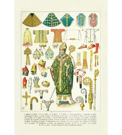 Buyenlarge Vestments/headwear Graphic Art In Green;yellow