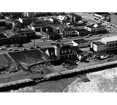 Buyenlarge 'virginia Beach Lifeboat Station' Photographic Print In Black;gray