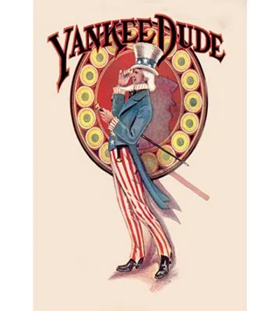 Buyenlarge Yankee Dude By N.c. Chilberg - Unframed Advertisements Print In Blue;green;red