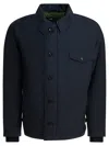 Buzz Rickson's Button Fastening Patch Pocket Jacket In Blue