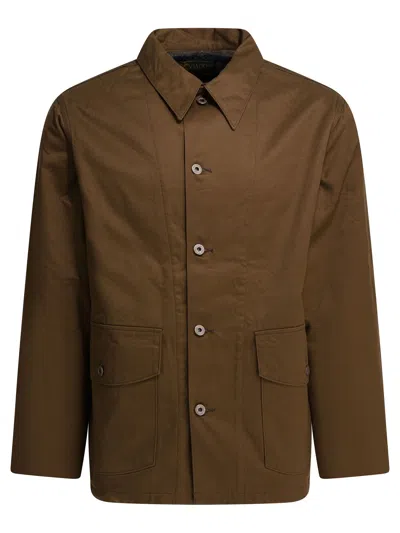 Buzz Rickson's Aviation Associates Buttoned Pocket Jacket In Brown