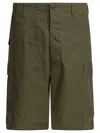 Buzz Rickson's Cotton Poplin Cargo Pants In Green
