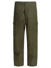 Buzz Rickson's Cotton Poplin Cargo Pants Trousers Green In Green