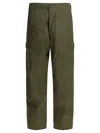 Buzz Rickson's Cotton Poplin Cargo Pants Trousers Green In Green