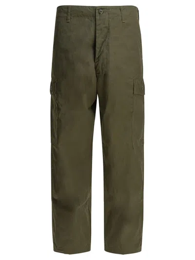 Buzz Rickson's Cotton Poplin Cargo Pants In Green
