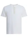 Buzz Rickson's Cotton T-shirt With Buttons T-shirts White In White