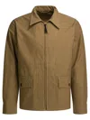 Buzz Rickson's M-421a Zip-up Jacket In Brown