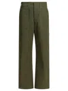 Buzz Rickson's Cotton Poplin Cargo Pants Trousers Green In Green