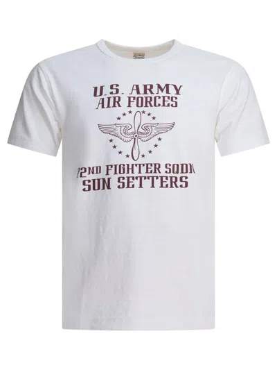 BUZZ RICKSON'S BUZZ RICKSON'S WHITE COTTON T-SHIRT
