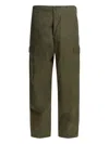Buzz Rickson's Cotton Poplin Cargo Pants Trousers Green In Green