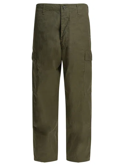 Buzz Rickson's Cotton Poplin Cargo Trousers Trousers Green