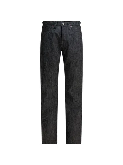Buzz Rickson's Ma-1 Straight-leg Jeans In Black