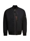Buzz Rickson's Patched Bomber Coat In Black