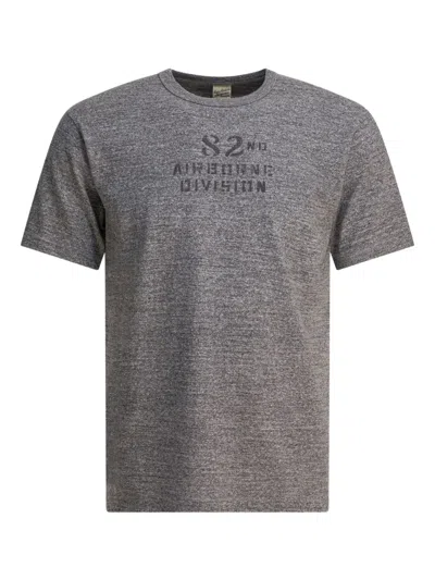 BUZZ RICKSON'S PRINTED CREW-NECK T-SHIRT