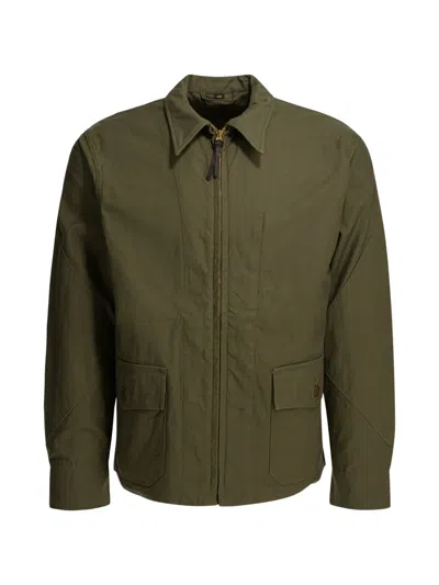 BUZZ RICKSON'S ZIP-UP FLAP-POCKET SHIRT JACKET
