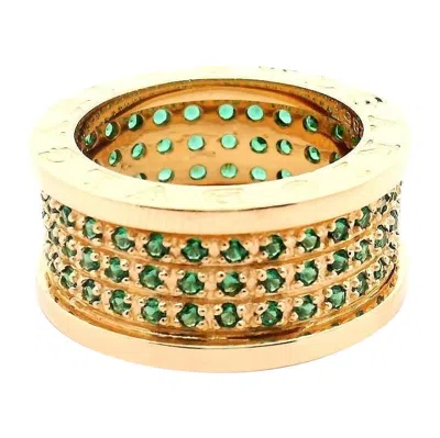 Pre-owned Bvgari Bvlgari Zero Emerald Band In Green