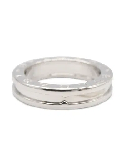 Pre-owned Bvlgari 10's 18kt White Gold B-zero1 Ring