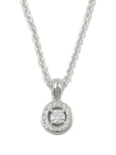 Pre-owned Bvlgari 10's 18kt White Gold Diamond Necklace