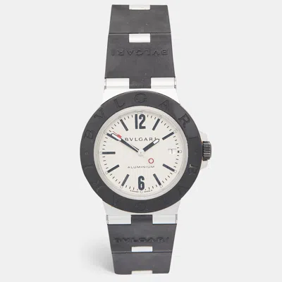 Pre-owned Bvlgari 103382 Men's Wristwatch 40 Mm In Grey