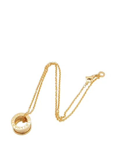 Pre-owned Bvlgari 10s B-zero1 Necklace In Gold