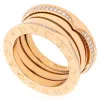 Bvlgari 18 Kt Yellow Gold B.zero1 Three-band Ring
