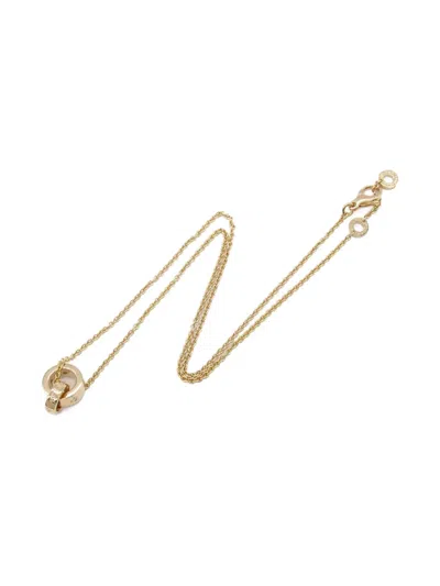 Pre-owned Bvlgari 18k Rose Gold Diamond Necklace