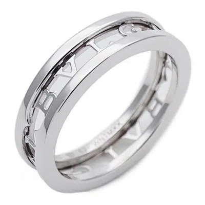 Pre-owned Bvlgari (18k) Band Ring () In White