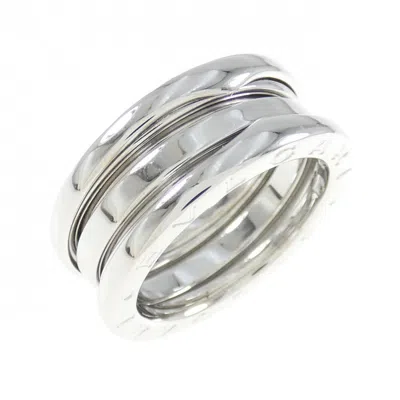 Pre-owned Bvlgari (18k) Band Ring () In White