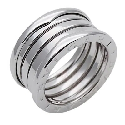 Pre-owned Bvlgari (18k) Band Ring () In White