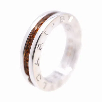 Pre-owned Bvlgari (18k) Band Ring () In White