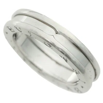 Pre-owned Bvlgari (18k) Band Ring () In White
