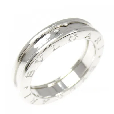Pre-owned Bvlgari (18k) Band Ring () In White