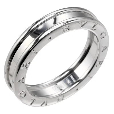Pre-owned Bvlgari (18k) Band Ring () In White