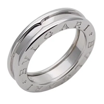 Pre-owned Bvlgari (18k) Band Ring () In White