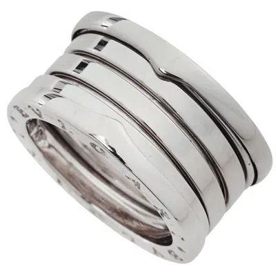 Pre-owned Bvlgari (18k) Band Ring () In White