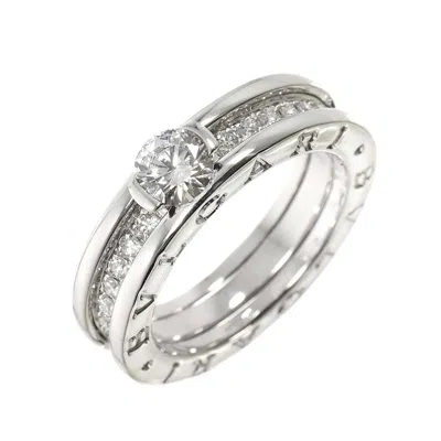 Pre-owned Bvlgari (18k) Band Ring () In White