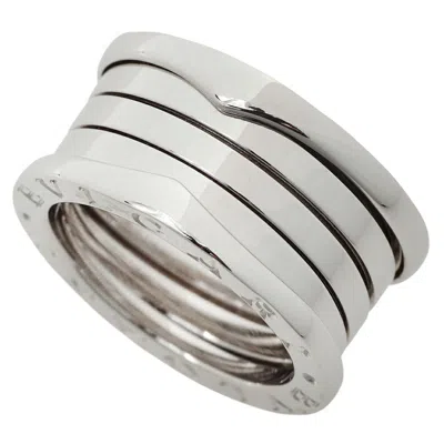 Pre-owned Bvlgari (18k) Band Ring () In White