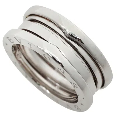 Pre-owned Bvlgari (18k) Band Ring () In White