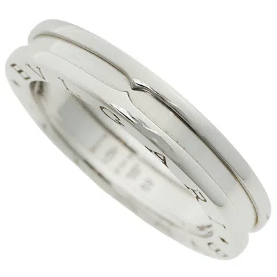 Pre-owned Bvlgari (18k) Band Ring () In White