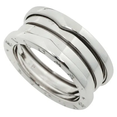 Pre-owned Bvlgari (18k) Band Ring () In White