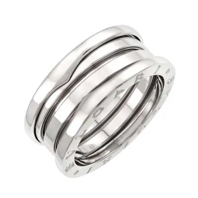 Pre-owned Bvlgari (18k) Band Ring () In White