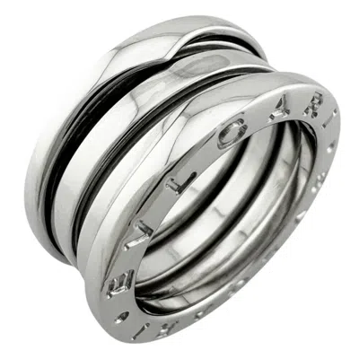 Pre-owned Bvlgari (18k) Band Ring () In White