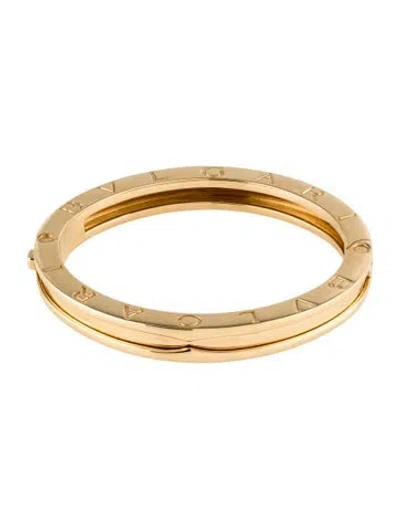 Pre-owned Bvlgari 18k B.zero1 Bracelet, 6" In Multi
