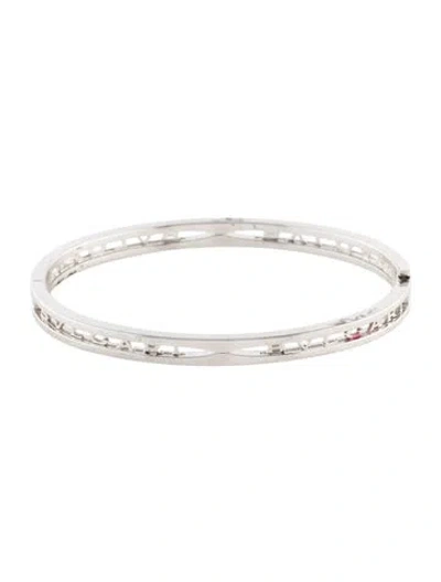 Pre-owned Bvlgari 18k B.zero1 Bracelet, 6.25" In Multi