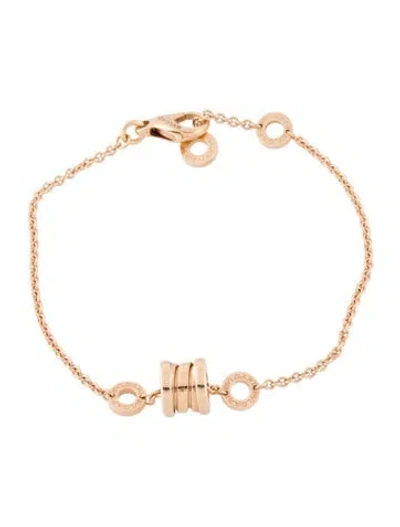 Pre-owned Bvlgari 18k B.zero1 Bracelet In Multi