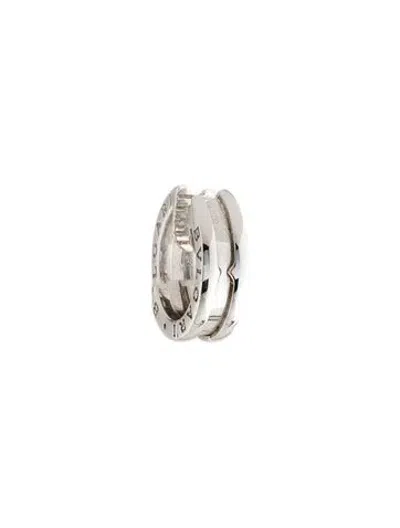 Pre-owned Bvlgari 18k B.zero1 Hinged Huggie Single Earring In Multicolor