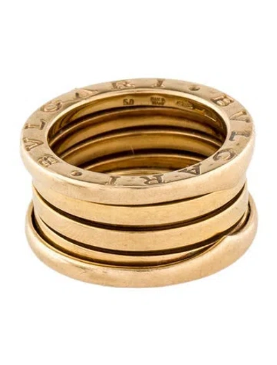 Pre-owned Bvlgari 18k B.zero1 Ring In Multi
