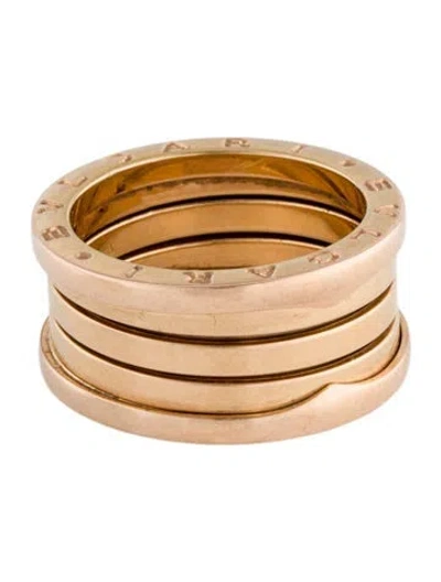 Pre-owned Bvlgari 18k B.zero1 Ring In Multi